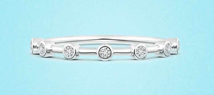 bezel-set-lab-grown-diamond-half-eternity-band