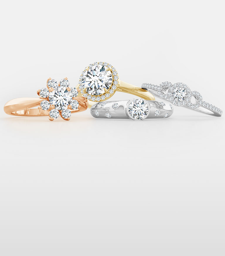 engineered diamond rings
