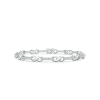 Inspirational Linear Link Lab Grown Diamond Infinity Bracelet