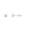 3 Prong Martini-Set Round Lab Grown Diamond Stud Earrings