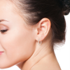 Shared Prong Lab Grown Diamond Inside Out Hoop Earrings