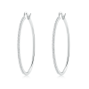 Lab Grown Diamond Latch Hoop Earrings