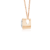 Bezel Set Round Lab Grown Diamond Solitaire Pendant