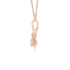 Round Lab Grown Diamond Infinity Knot Pendant