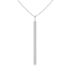 Lab Grown Diamond Vertical Bar Necklace