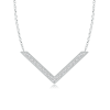 Lab Grown Diamond Chevron Necklace