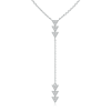 Lab Grown Diamond Triangle Y Drop Necklace