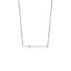 Prong Set Lab Grown Diamond Bar Necklace