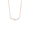 Lab Grown Diamond Horizontal Double Bar Necklace