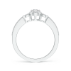Triple Framed Lab Grown Diamond Halo Ring