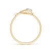 Solitaire Lab Grown Diamond Infinity Knot Ring