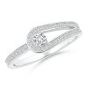 Classic Lab Grown Diamond Loop Solitaire Ring