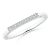 Lab Grown Diamond Horizontal Bar Ring