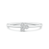 Bezel Set Round Lab Grown Diamond Trio Ring