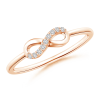 Lab Grown Diamond Infinity Loop Ring