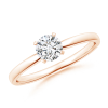 Classic Round Lab Grown Diamond Solitaire Ring