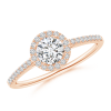 Classic Lab Grown Diamond Halo Engagement Ring