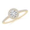 Classic Lab Grown Diamond Halo Engagement Ring