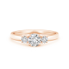 Classic Lab Grown Diamond Three Stone Engagement Ring