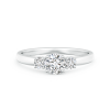 Classic Lab Grown Diamond Three Stone Engagement Ring