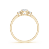 Classic Lab Grown Diamond Three Stone Engagement Ring
