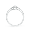 Lab Grown Diamond Solitaire Ring with Twisted Shank