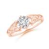 Solitaire Round Lab Grown Diamond Celtic Knot Ring