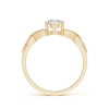 Solitaire Round Lab Grown Diamond Celtic Knot Ring