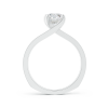 Double Prong Set Solitaire Lab Grown Diamond Bypass Ring