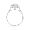 Lab Grown Diamond Cushion Double Halo Engagement Ring