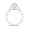 Solitaire Round Lab Grown Diamond Crossover Ring