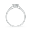 Two Stone Lab Grown Diamond Ring with Accents