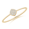 Lab Grown Diamond Cushion Cluster Promise Ring