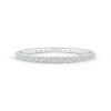 U-Pave Set Lab Grown Diamond Eternity Wedding Band