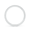 U-Pave Set Lab Grown Diamond Eternity Wedding Band