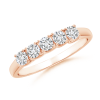 Lab Grown Diamond Five Stone Wedding Ring
