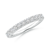 Shared Prong Lab Grown Diamond Half Eternity Band
