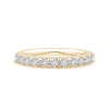 Shared Prong Lab Grown Diamond Half Eternity Band