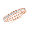 Channel-Set Lab Grown Diamond Eternity Wedding Band