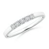 Five Stone Lab Grown Diamond Wedding Band