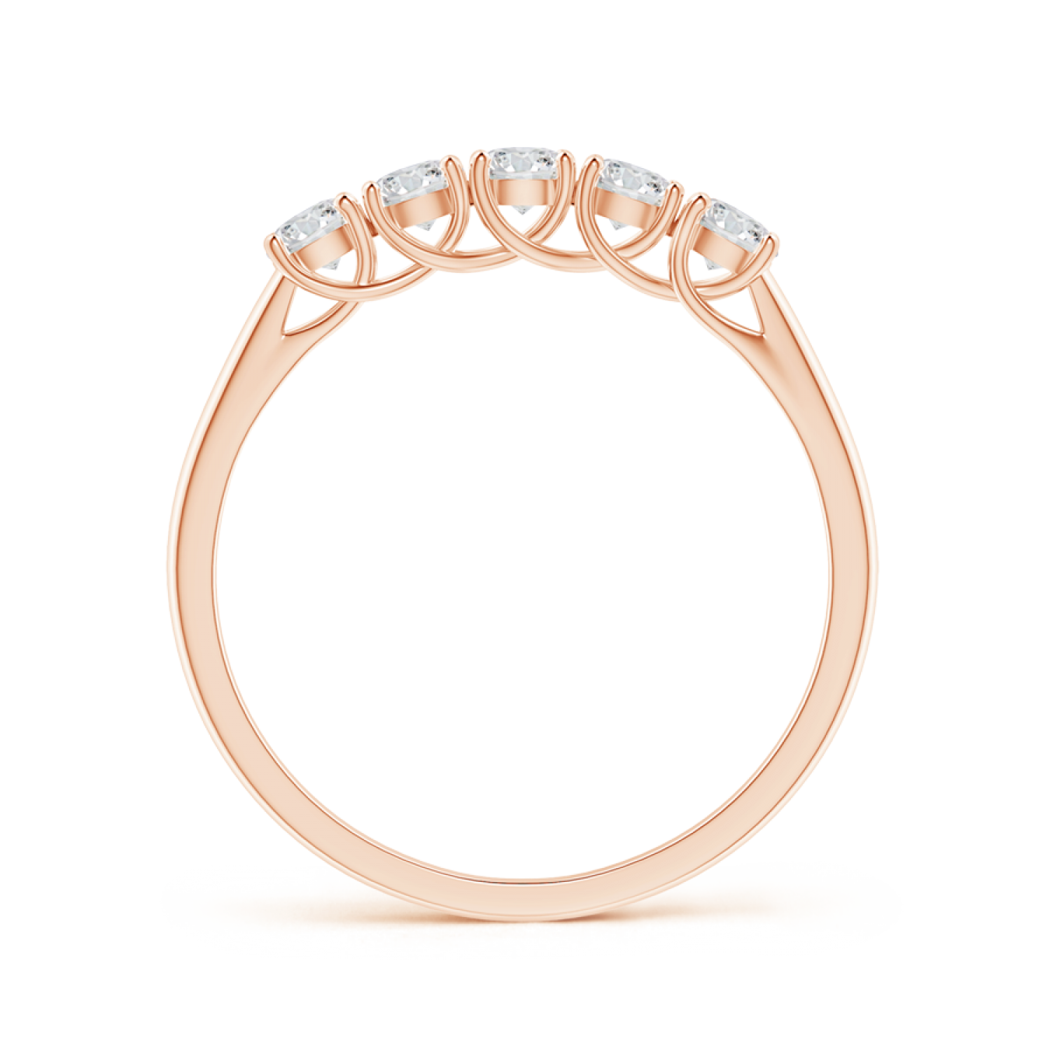 Lab Grown Diamond Five Stone Wedding Ring | Pure Ignis (1500 x 1500 Pixel)