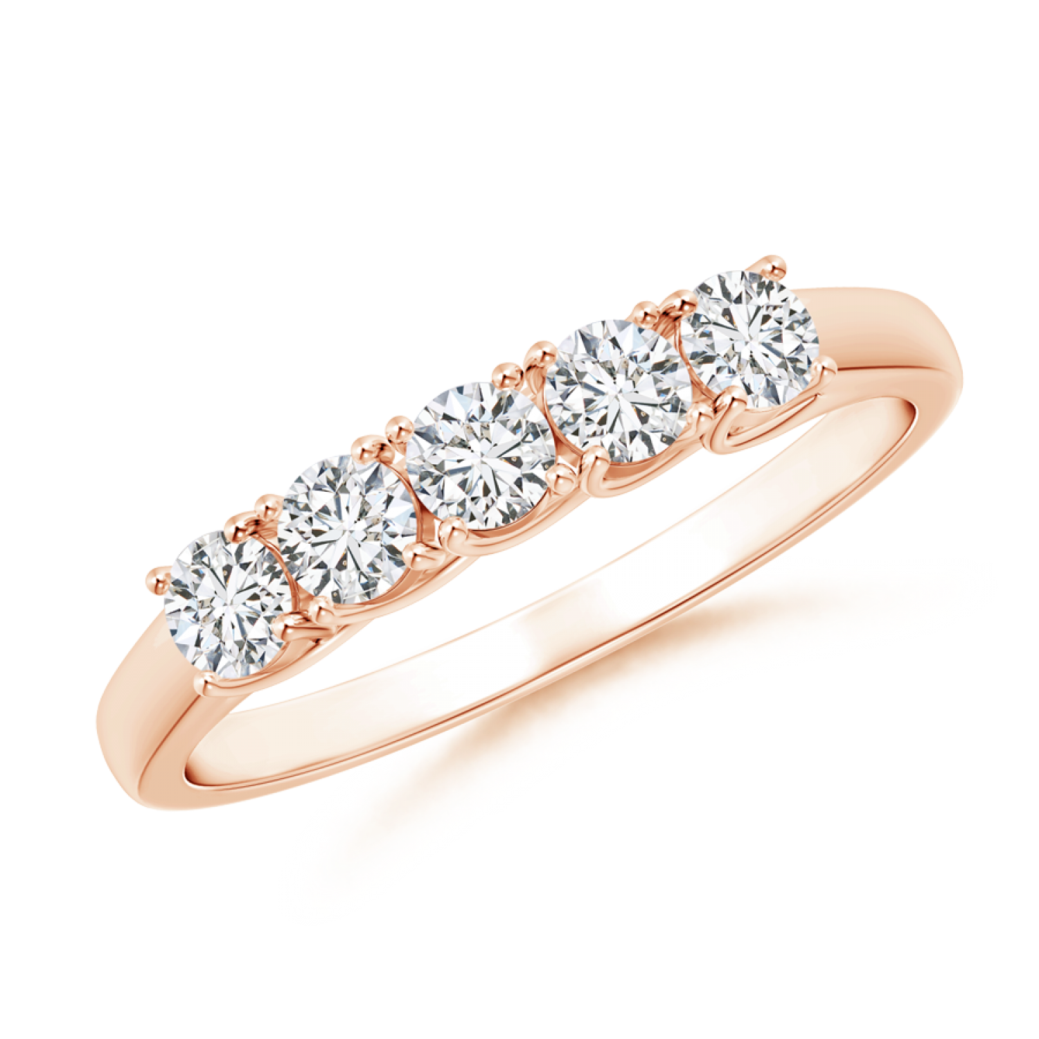 Lab Grown Diamond Five Stone Wedding Ring | Pure Ignis (1500 x 1500 Pixel)