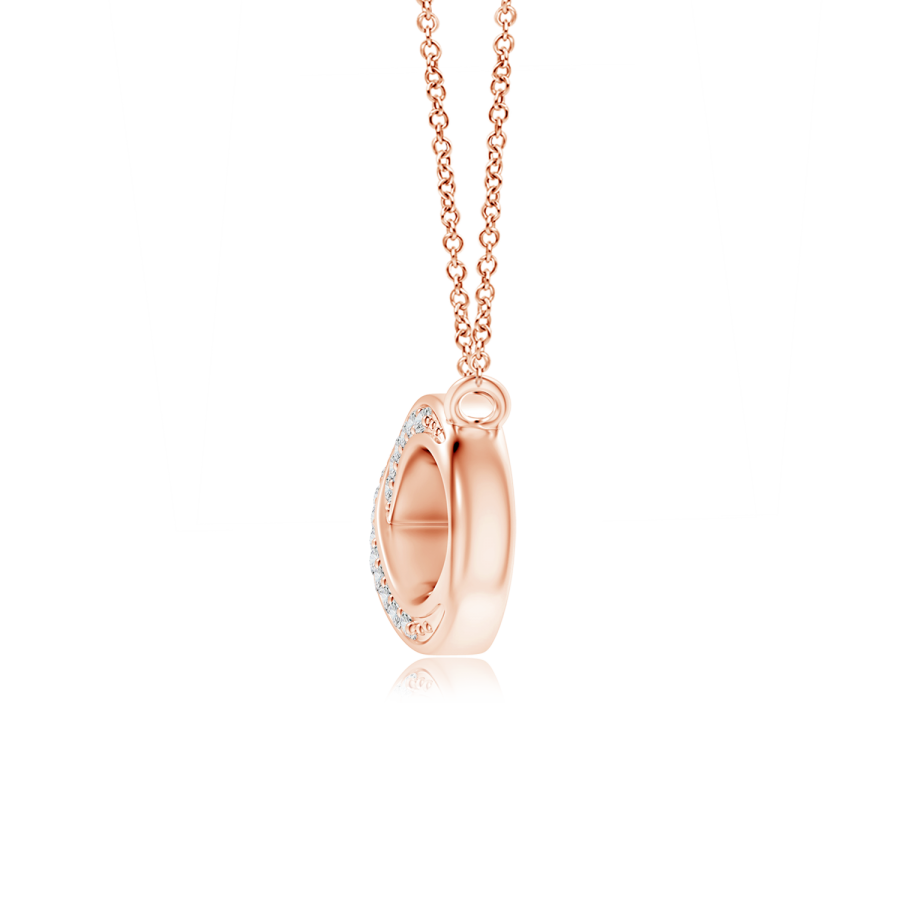 Sideways Infinity Pendant Necklace | ArtCarved