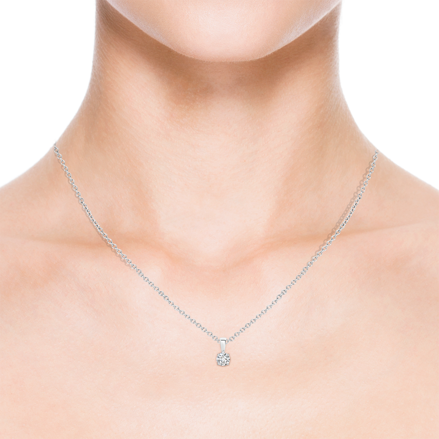 0.5 carat top diamond solitaire necklace