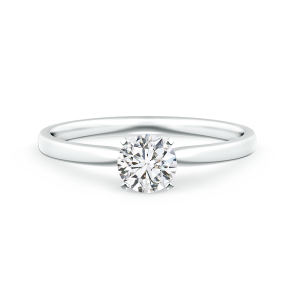 Classic Round Lab Grown Diamond Solitaire Ring