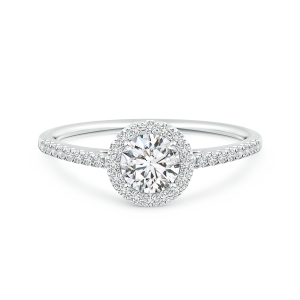 Classic Lab Grown Diamond Halo Engagement Ring