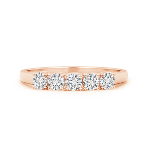 Lab Grown Diamond Five Stone Wedding Ring
