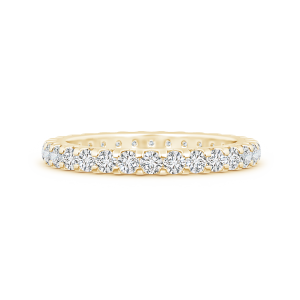 Shared Prong Set Lab Grown Diamond Eternity Wedding Band