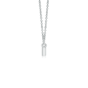 Double Row Lab Grown Diamond Bar Necklace