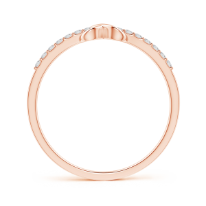 Round Lab Grown Diamond Infinity Promise Ring